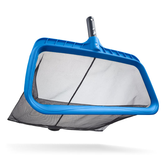 Plastic Frame Pool Net - Heavy Duty Pool Leaf Rake for Inground & Above Ground Pools