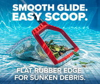 Lightweight Pool Net for Inground & Above Ground Pools - Protective Rubber Edge