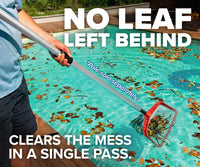 Lightweight Pool Net for Inground & Above Ground Pools - Protective Rubber Edge