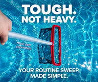 Lightweight Pool Net for Inground & Above Ground Pools - Protective Rubber Edge