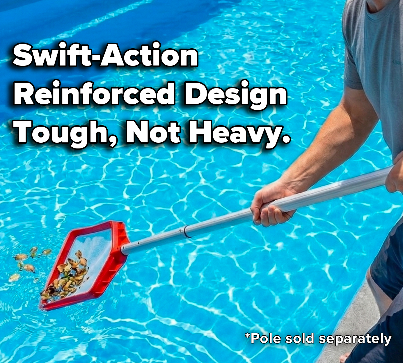 Pool Leaf Skimmer Net for Inground & Above Ground Pools