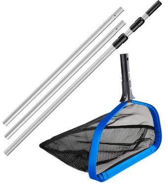 compare product Double Mesh Pool Net with 13 Feet Telescopic Pole