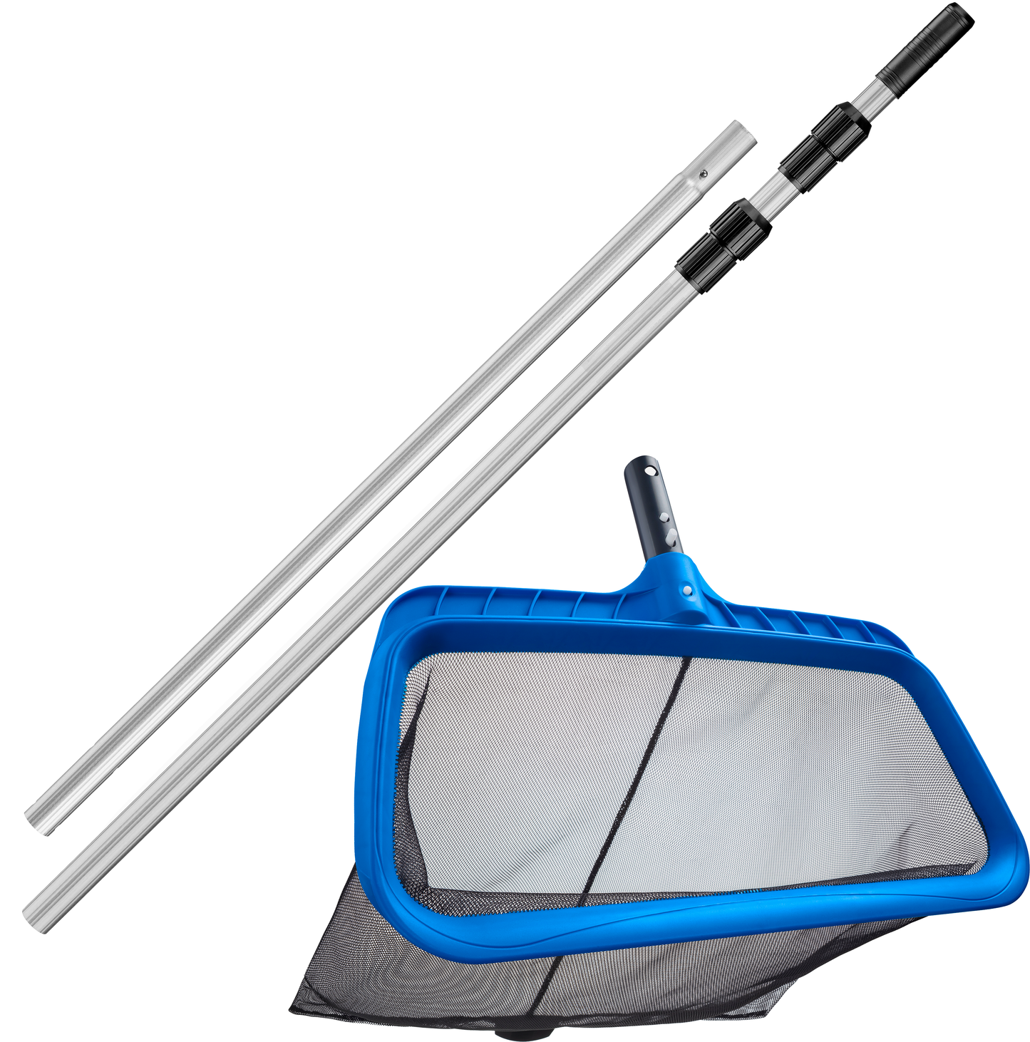 Lightweight Pool Net with 15 Feet Telescopic Pool Pole