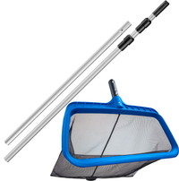 Lightweight Pool Net with 15 Feet Telescopic Pool Pole