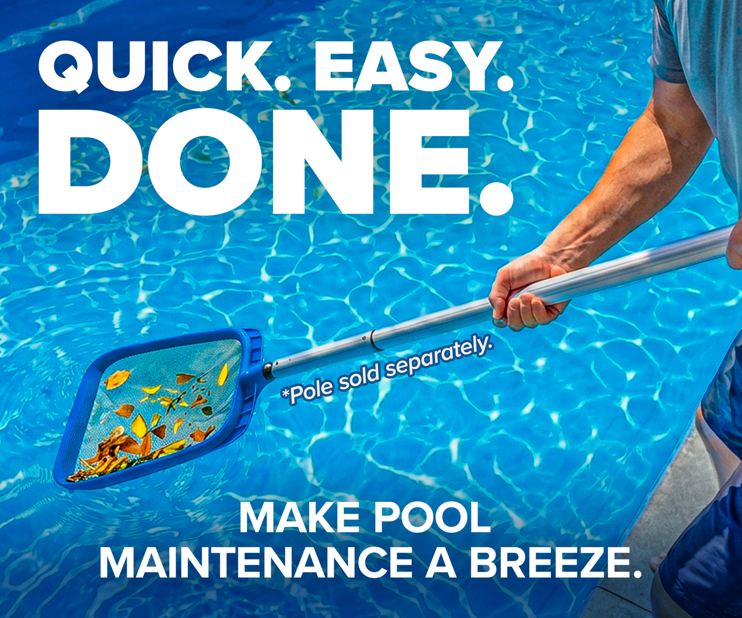 Pool Leaf Skimmer Net for Inground & Above Ground Pools