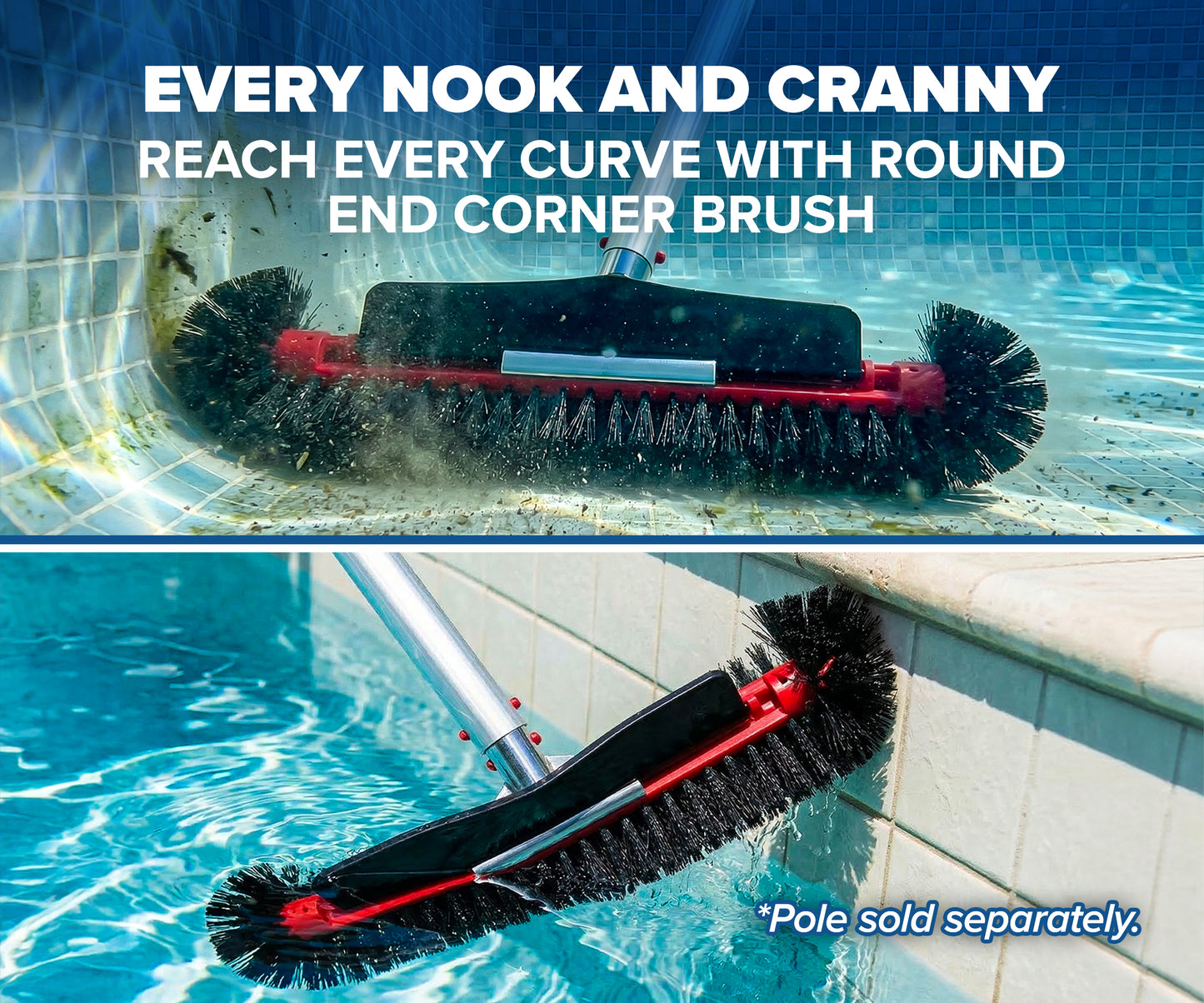 Pool Brush Head for Inground & Above Ground Pools