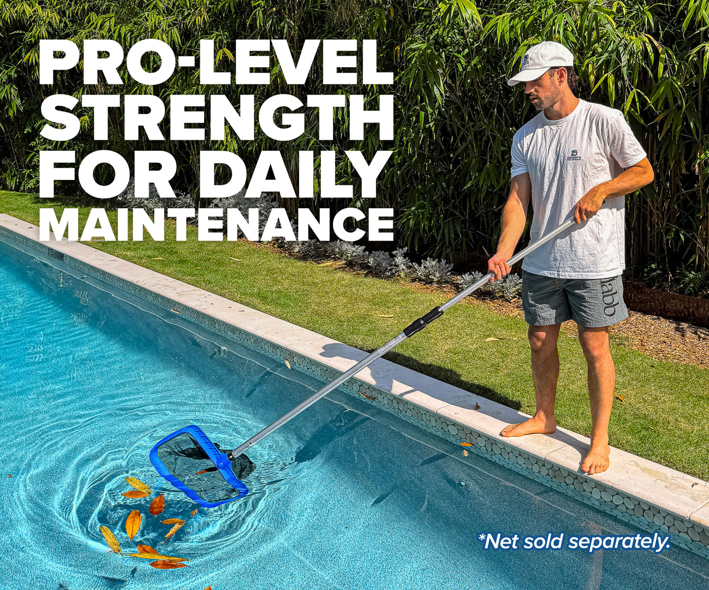 Telescopic Adjustable Aluminum Pool Pole - 13 Feet