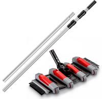 Pool Vacuum Head with 15 Feet Telescopic Pole